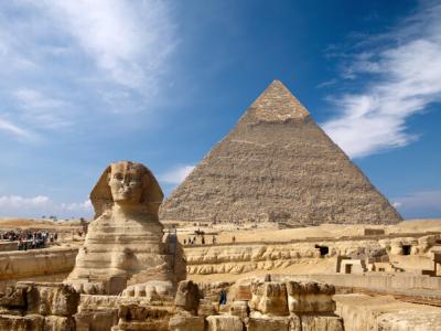 Enigmatic Sphinx and Majestic Pyramid